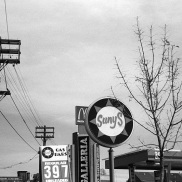 gas station, 1984, Dupont Street, Toronto,