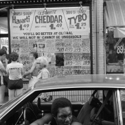 street, cheese shop, Kensington Market, Toronto, 1983,