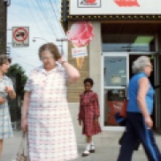 Toronto, street, pedestrians, 1983,