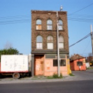abandoned building, Toronto, 1983,