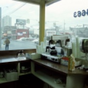 Toronto, restaurant interior, 1982,
