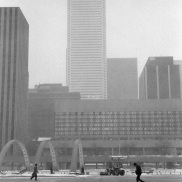 Toronto, winter, Nathan Phillips Square,