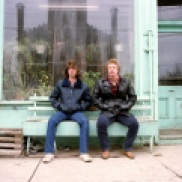 two men, Toronto, 1981,