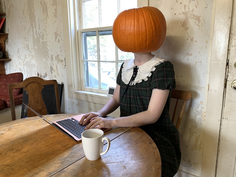 Pumpkin Girl – please caption this!